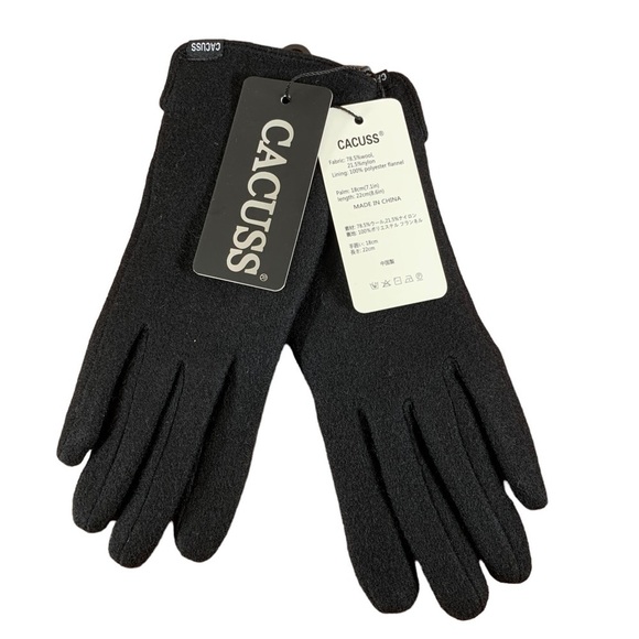 Caucus Women's Winter Wool Knit Warm Touchscreen Gloves Texting Finger Tips - M - Picture 1 of 6
